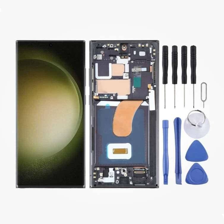 OLED/Digitizer with Frame Assembly for Samsung Galaxy S23 Ultra - Samsung S23 Ultra Screen